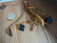 4 Anschlusskabel  für Graupner Sender  ( z.B. Steuerknüppel o. Schalter)