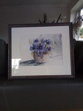 Aquarell Anemone Blumenmalerei