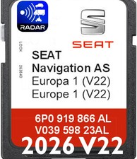 SD KARTE für SEAT MAP EUROPA
