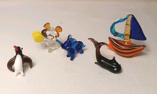Vintage glasfiguren konvolut - vintage,