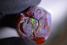 49ct 30x25x15 Crazy -Blaue Praline- Schoko Opal Sammlerstein Shewa Africa Gem