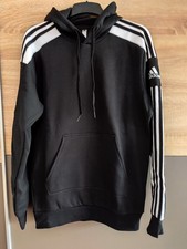 Adidas Hoodie Gr.S schwarz Sweatshirt Kapuze Neu Beuteltasche Mega
