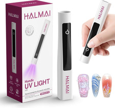 Halmai Uv-Nagellampe Für Gel-Nagellack, Tragbares Mini-Rotes Licht Mit LED, Wied