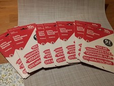 7x Vodafone CallYa Smartphone Spezial Highspeed LTE Prepaid Karte 10€ START 