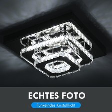 Kristall Deckenlampe LED 36W Deckenleuchte Schlafzimmer Wohnzimmer Eingang Lampe