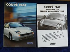 FIAT Coupe mit 20V Turbo Prospekt 05.1999 + technische Daten