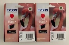 2x Original Epson T0877 red rot epson c13t08774010 Epson Stylus Photo R1900