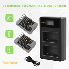 2x 2400mAh EN-EL3e EL3a