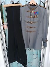 Original Uniform Jacke / Waffenrock, Attila Husaren blau mit Hose KUK