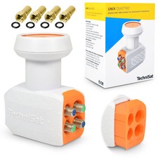 TechniSat Quattro LNB Quatro FULL HD HDTV 4K UHD für Multischalter Multiswitch