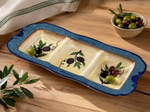 Keramik antipasti platte - antipasti,
