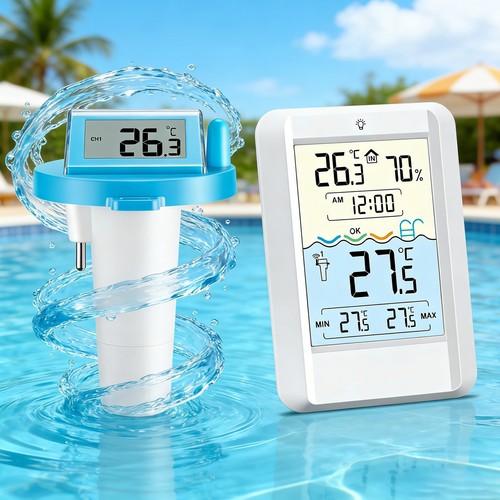 Solar pool thermometer wasser - solar,