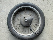 MZ TS 150 125 Rad Hinterrad Komplettrad Bremsankerplatte rear wheel