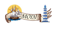 Leuchtturm Maritim Aufkleber 9 WOMO Auto/Wandtattoo Wetterfest-UV Beständig-Top