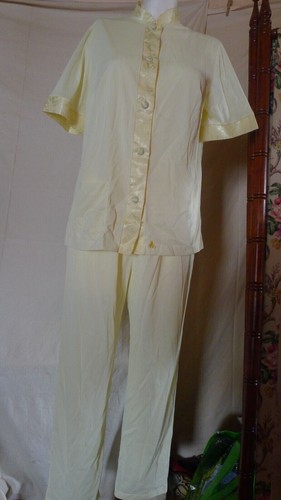 60er nylon schlafanzug größe - nylon,