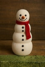 Holz-Rohling Schneemann