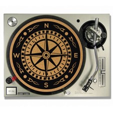Kompass vinyl kork slipmats - kompass, dj