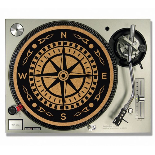 Kompass vinyl kork - kork, slipmats