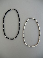 Halskette Kette Surferkette Surfer Bone Horn Perlen Ethno Skater Perlenkette