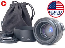 [Beste Mint W / Kapuze Hülle] Nikon Af-s Nikkor 50mm F/1.4 G Standard Linse Aus