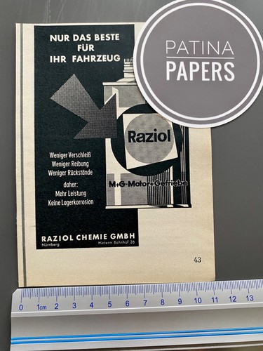 1962 raziol chemie nürnberg - chemie,