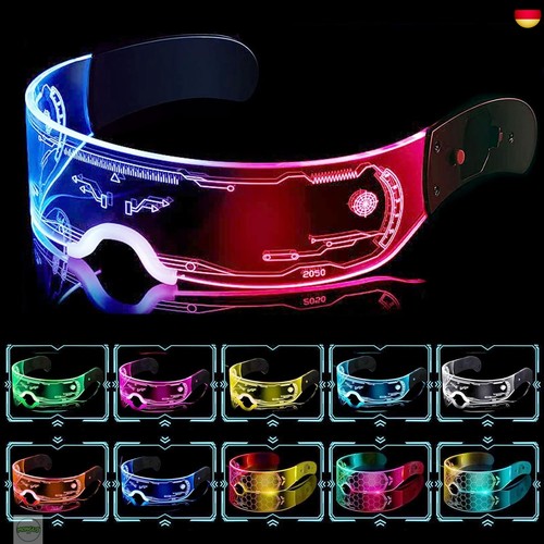 Cyberpunk led brille party - brille,