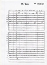 Noten für Blasorchester " Hey