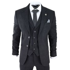 Herrenanzug 3 Teilig Schwarz