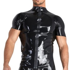 Sexy Latex Shirt M L XL 2XL