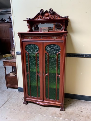Antike jugendstil vitrine - antike,