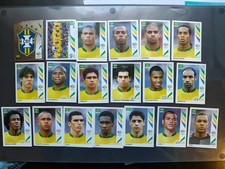 Panini WM 2006 WC Germany - Brasilien komplett Set Ronaldo Dida