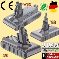 9000mAh Akku Für Dyson V6 V8 V10 Animal Absolute Staubsauger Original Ersatzakku