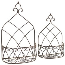 2er Set Blumenkörbe für die