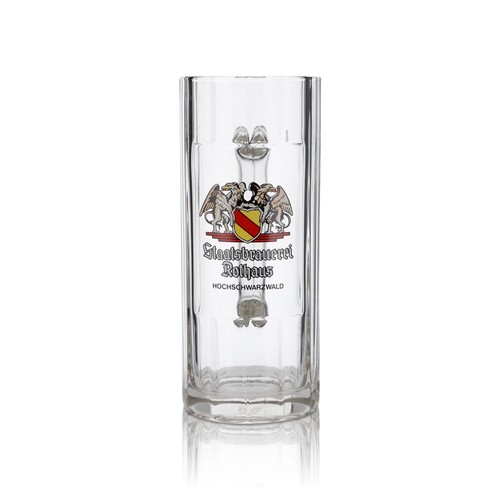 Rothaus bierkrug glas 3l - rothaus,