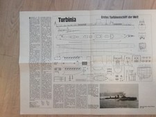 Bauplan Turbinenschiff Turbinia