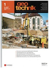 Zeitschrift geotechnik, Jahrgang 2016
