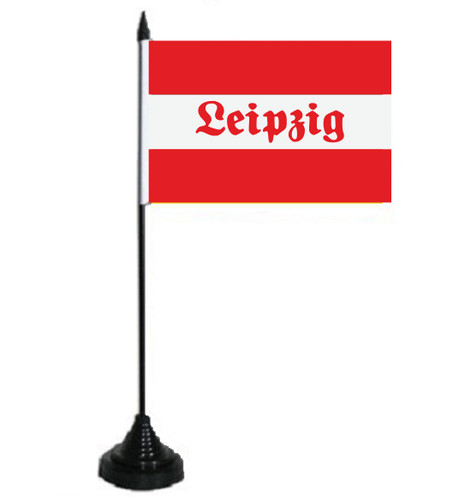 Tischflagge leipzig streifen - tischflagge,