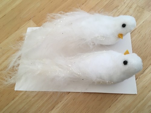 Vögel deko weiße tauben - deko,
