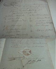 Hypothekenbrief WENIGENSÖMMERN 1840, Äcker J.A. MESSING; Darlehen HÖNNICKE