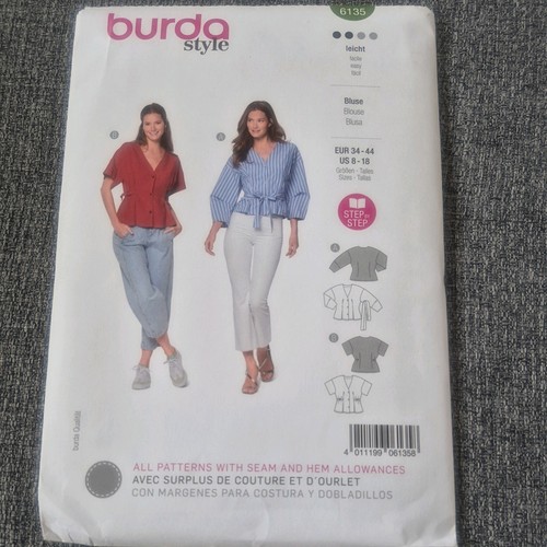 Burda 6135 misses - 6135, blusen