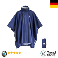 Wasserdichter Ripstop Regenmantel | Faltbar mit Kapuze | Ideal für Outdoor