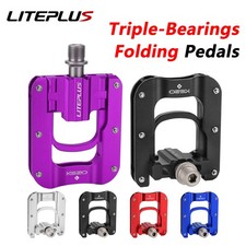 LITEPLUS Fahrradpedale Klappbar Fahrrad Faltpedale Fahrrad Pedale Super Smooth