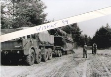 NVA-Foto Oldtimer DDR Raketenstartrampe Luna Schwerlastzug Tatra 815 mit P 50