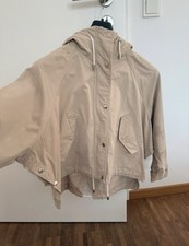 Zara Damen Parka Jacke Beige
