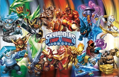 Skylanders trap team figuren - figuren, +
