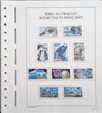 Franz. Geb. in der Antarktis TAAF ; 1979-89 ; MNH ; komplett auf Leuchtturm SF