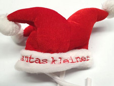 baby weihnachtsmütze, "santas kleiner liebling", mit 3 Bommel