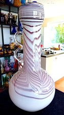 Große schwere glas vase - schwere,
