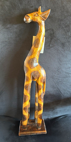Noor living holz - deko, giraffe