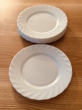 Luminarc Trianon Arcoroc Kuchenteller Frühstücksteller weiß Neuwertig X 6